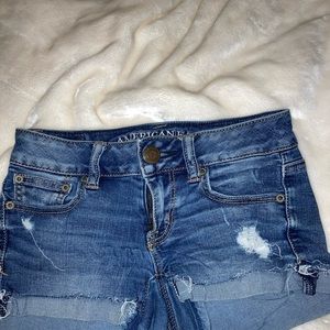 American eagle denim shorts